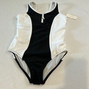 Swimsuit girls one piece fully lined swimsuit